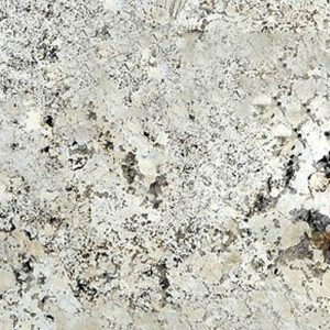 delicate white granite detail view